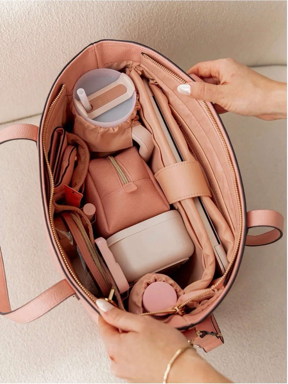 Poppy and Peonies Go Getter Tote